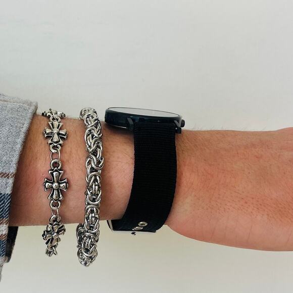 Black Analog Watch Unisex Minimalist Streetwear Style Quartz New - Picture 7 of 11